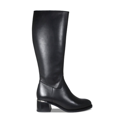 Zara: Black Leather Boots Sole Bliss