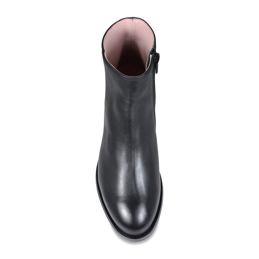 Zen: Black Leather Boots Sole Bliss