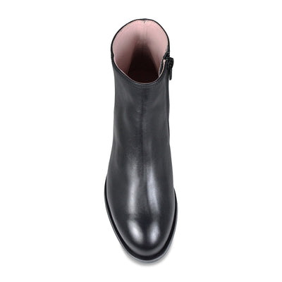 Zen: Black Leather Boots Sole Bliss