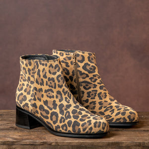 Zen: Luxe Leopard Suede Boots Sole Bliss