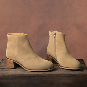 Zen: Sand Suede Boots Sole Bliss