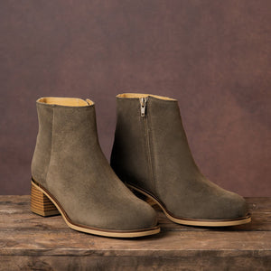 Zen: Truffle Suede Boots Sole Bliss