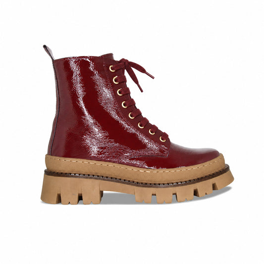Fjord: Bordeau Patent Leather & Wool