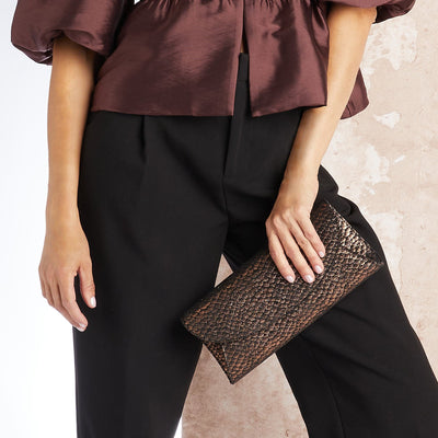 Jenna: Metallic Suede Bags Sole Bliss