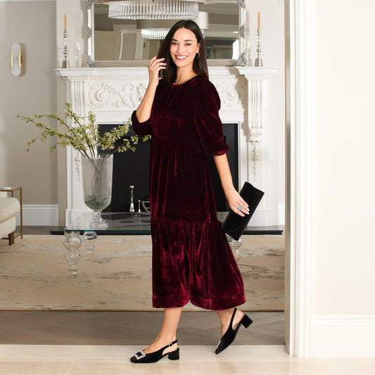 Venezia: Black Velvet Shoes Sole Bliss