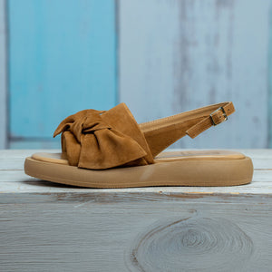 Bonnie: Tan Suede Shoes Sole Bliss