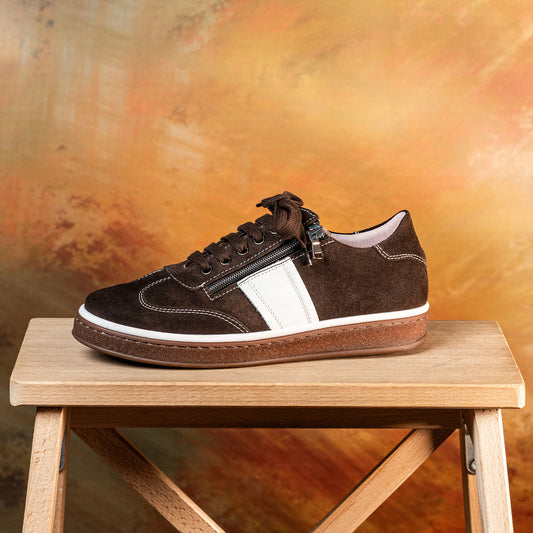Metro: Chocolate Brown Suede Shoes Sole Bliss