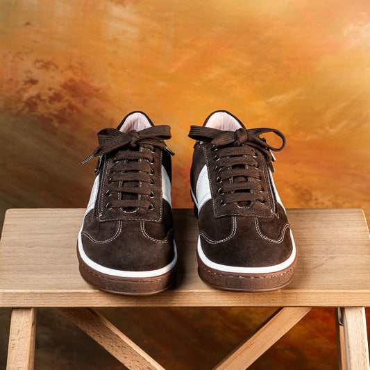 Metro: Chocolate Brown Suede Shoes Sole Bliss