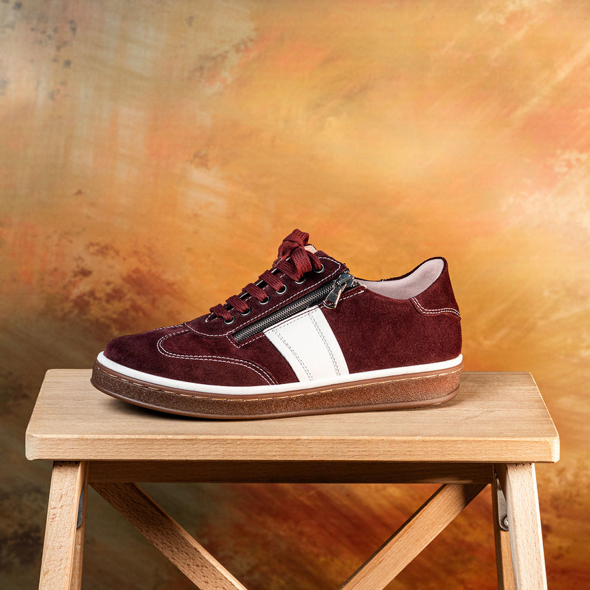Metro: Bordeau Suede Shoes Sole Bliss