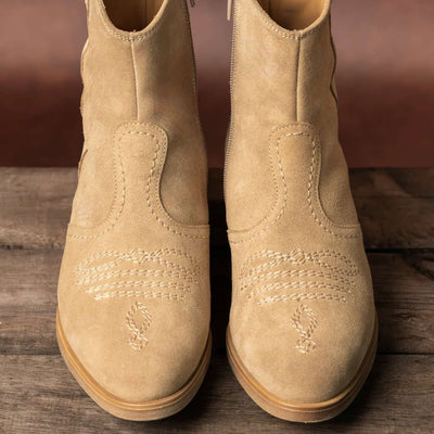 Pioneer: Sand Suede Boots Sole Bliss