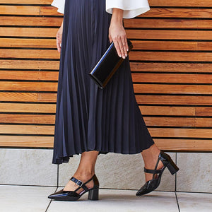 Chloe: Black Patent Leather Shoes Sole Bliss