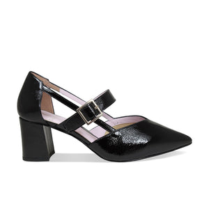Chloe: Black Patent Leather Shoes Sole Bliss