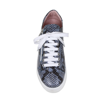 Hero: Denim Snake Print Leather