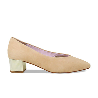 Imelda: Nude Suede