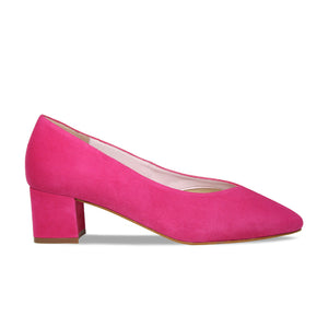 Ingrid: Fuchsia Suede Shoes Sole Bliss