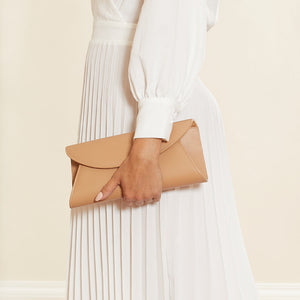 Jenna: Nude Leather Bags Sole Bliss