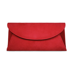 Jenna: Red Suede Bags Sole Bliss