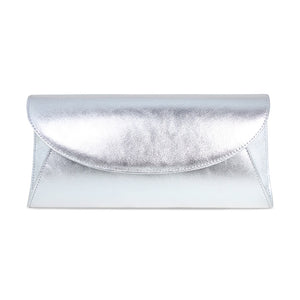 Jenna: Silver Leather Bags Sole Bliss