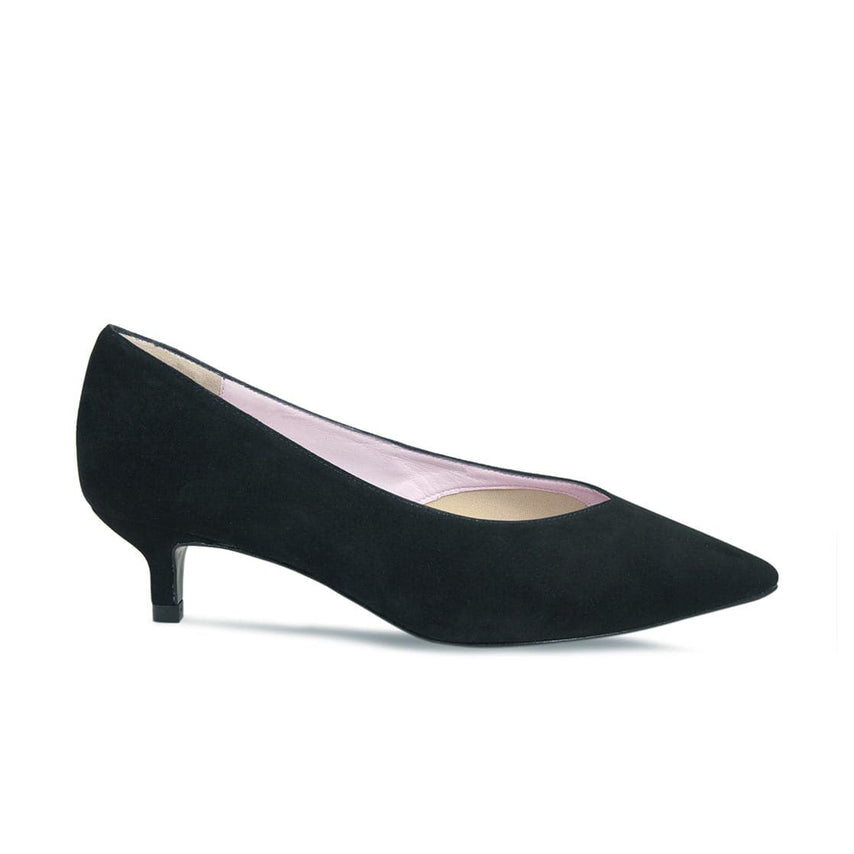 Kitty: Black Suede Shoes Sole Bliss