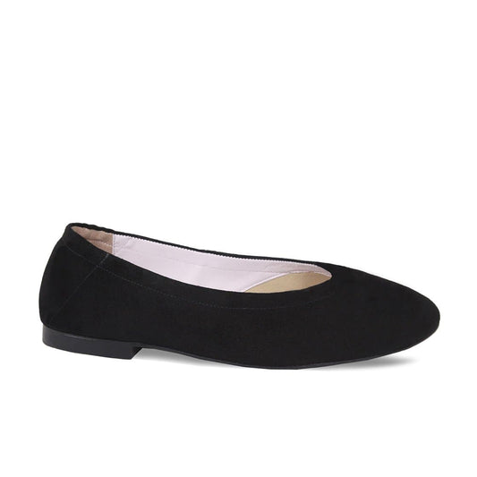 Luna: Black Suede Shoes Sole Bliss