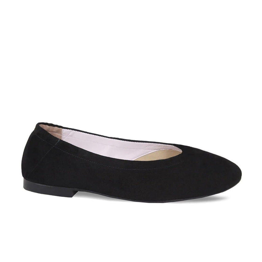 Luna: Black Suede Shoes Sole Bliss