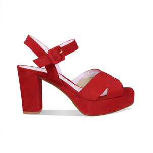 Ruby: Red Suede Shoes Sole Bliss