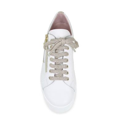 Star: White & Gold Leather
