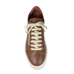 MEN'S Stride: Tan Leather Shoes Sole Bliss