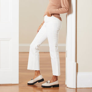 Terri: Ivory Leather Shoes Sole Bliss