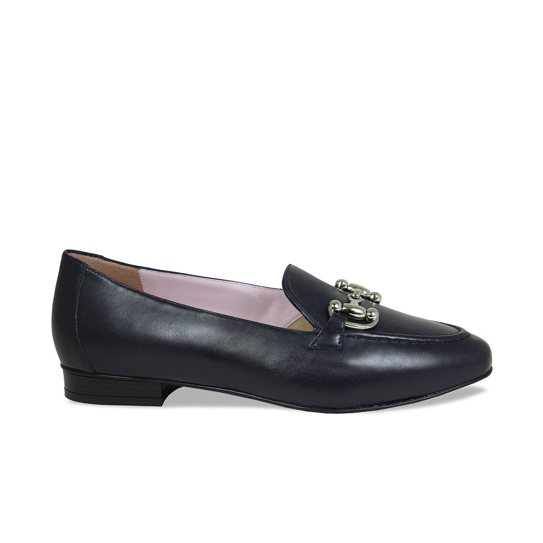 Trinity: Navy Leather - Moccasins for Bunions | Sole Bliss