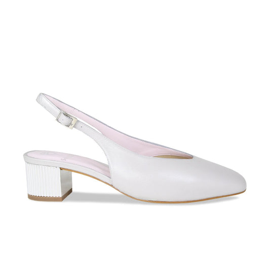 Verity: Pale Grey Leather Shoes Sole Bliss