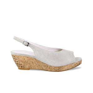 Zena: Pale Taupe Suede Shoes Sole Bliss