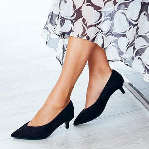 Kitty: Black Suede Shoes Sole Bliss